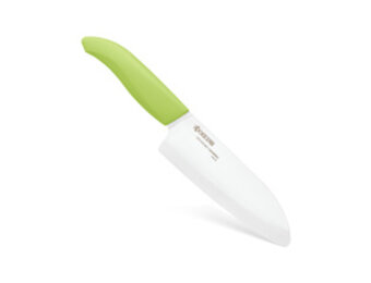 Santoku 5.5" Green Handle