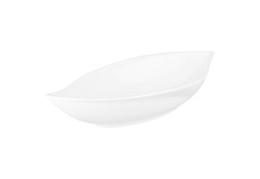 Leaf Bowl White 10"