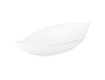 Leaf Bowl White 10"