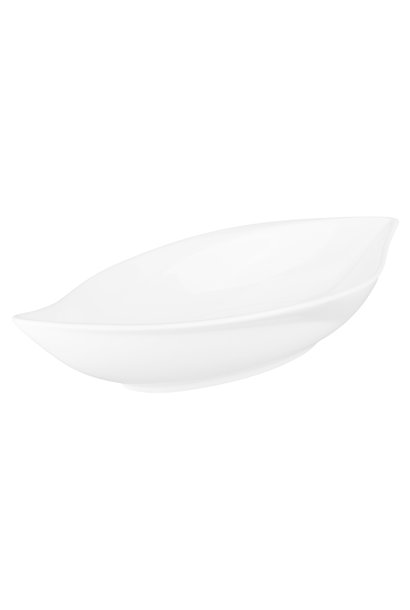Leaf Bowl White 10"