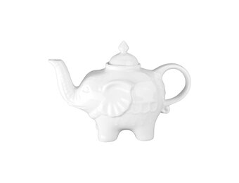 BIA Whiteware Teapot Elephant 28oz
