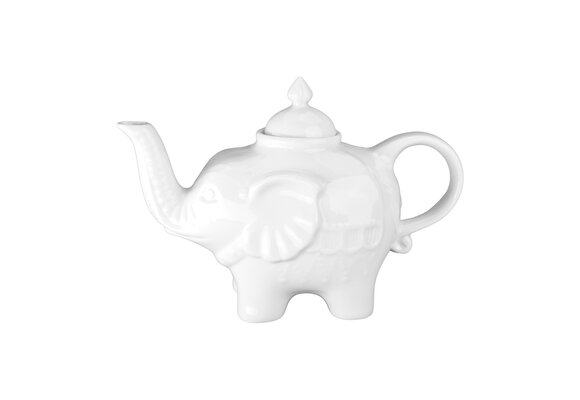 BIA Whiteware Teapot Elephant 28oz