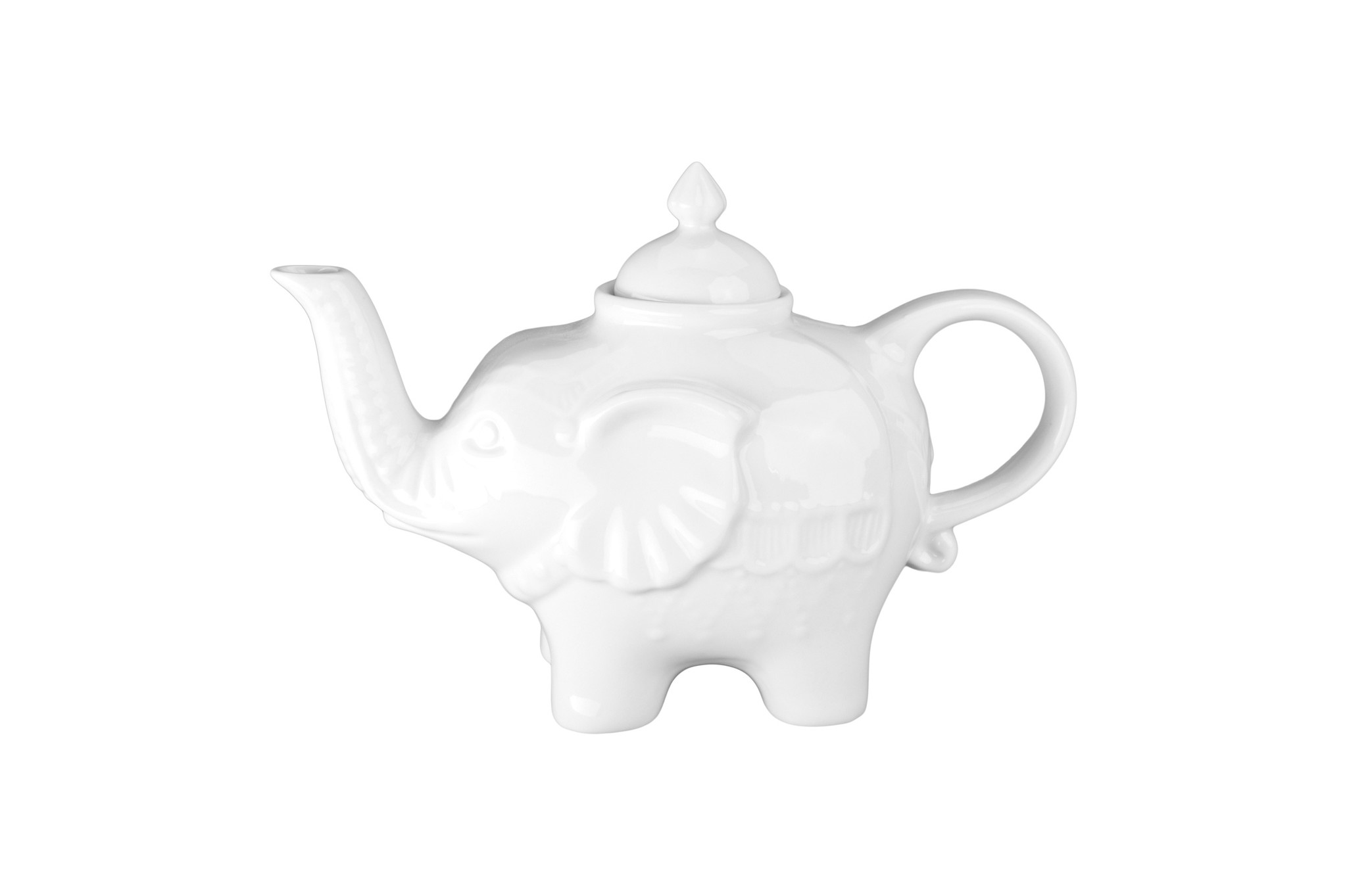 BIA Whiteware Teapot Elephant 28oz