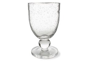 Bubble Glass Clear Goblet