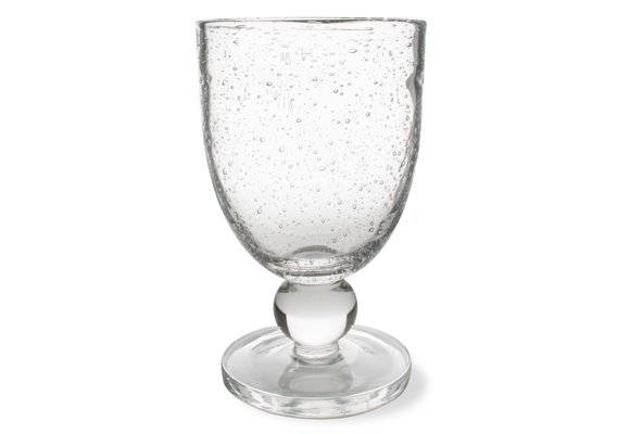 Bubble Glass Clear Goblet