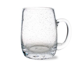 Bubble Glass Clear Beer Mug