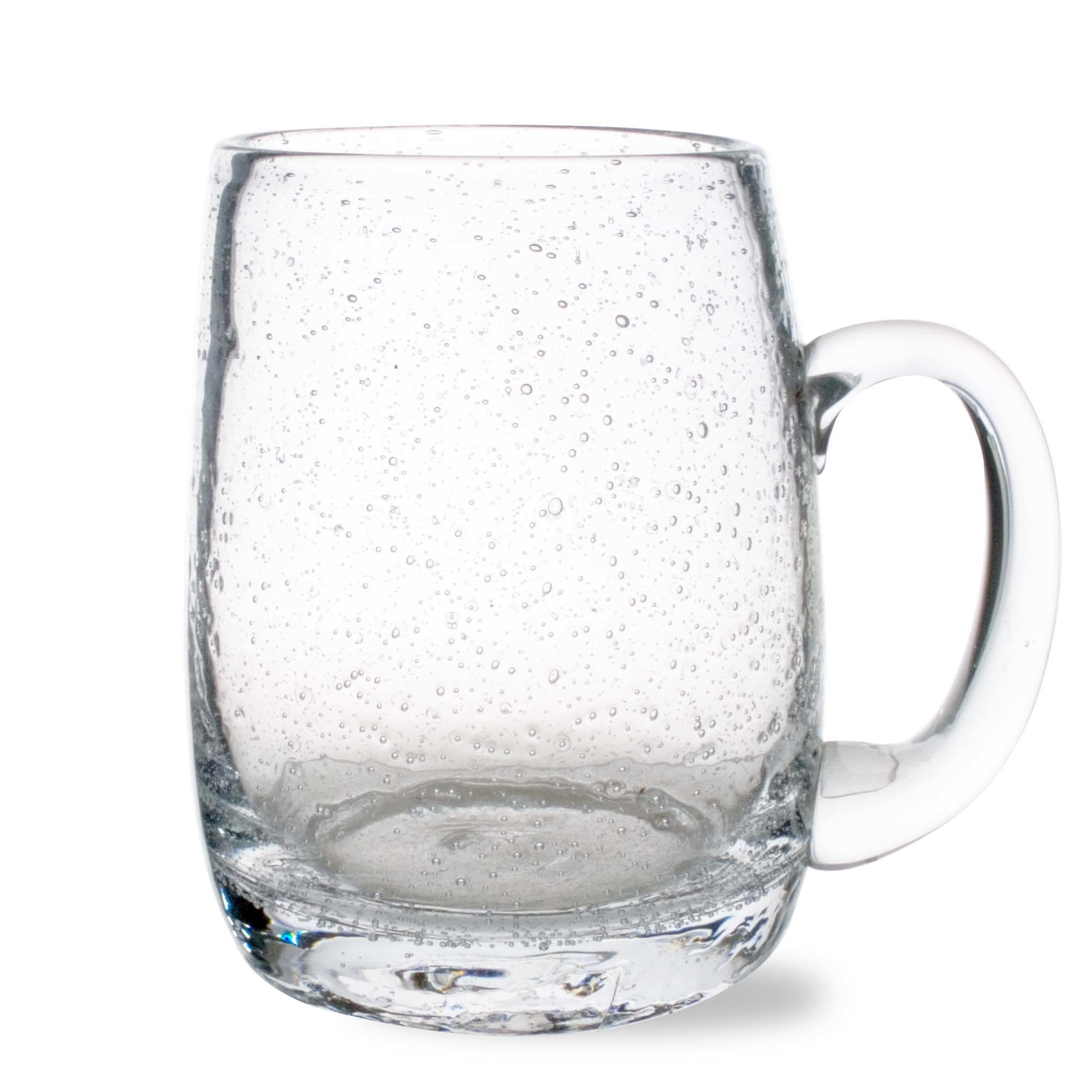 Bubble Glass Clear Beer Mug-1