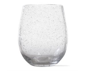 Bubble Glass Clear Tumbler - Cottonwood Kitchen + Home