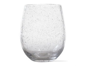Bubble Glass Clear Wine Stemless