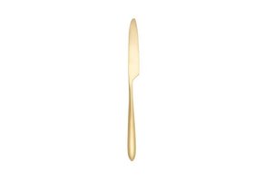 VELO Dinner Knife Brushed Gold