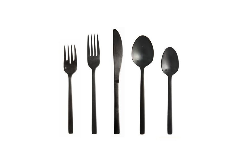 Fork Salad Black Arezzo Cottonwood Kitchen Home