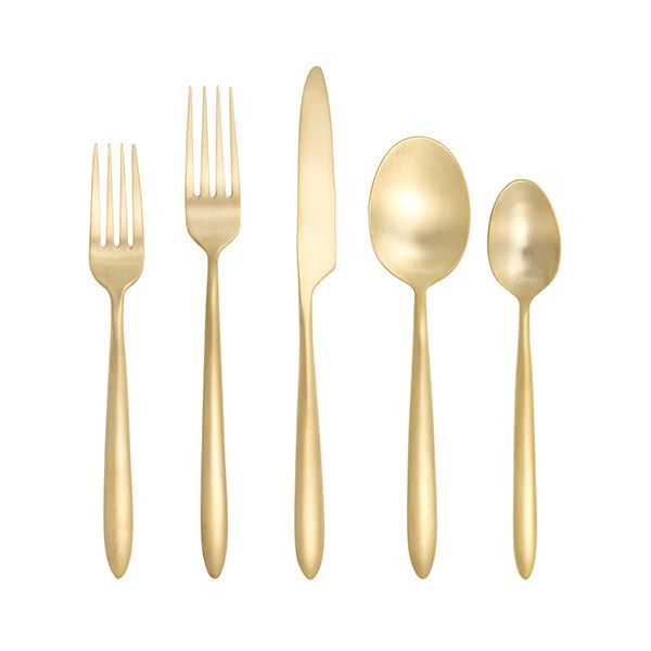 VELO Salad Fork Brushed Gold
