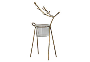 Tealight Holder - Reindeer, Small