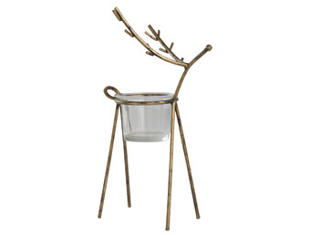 Tealight Holder - Reindeer, Small