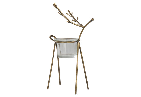 Tealight Holder - Reindeer, Small