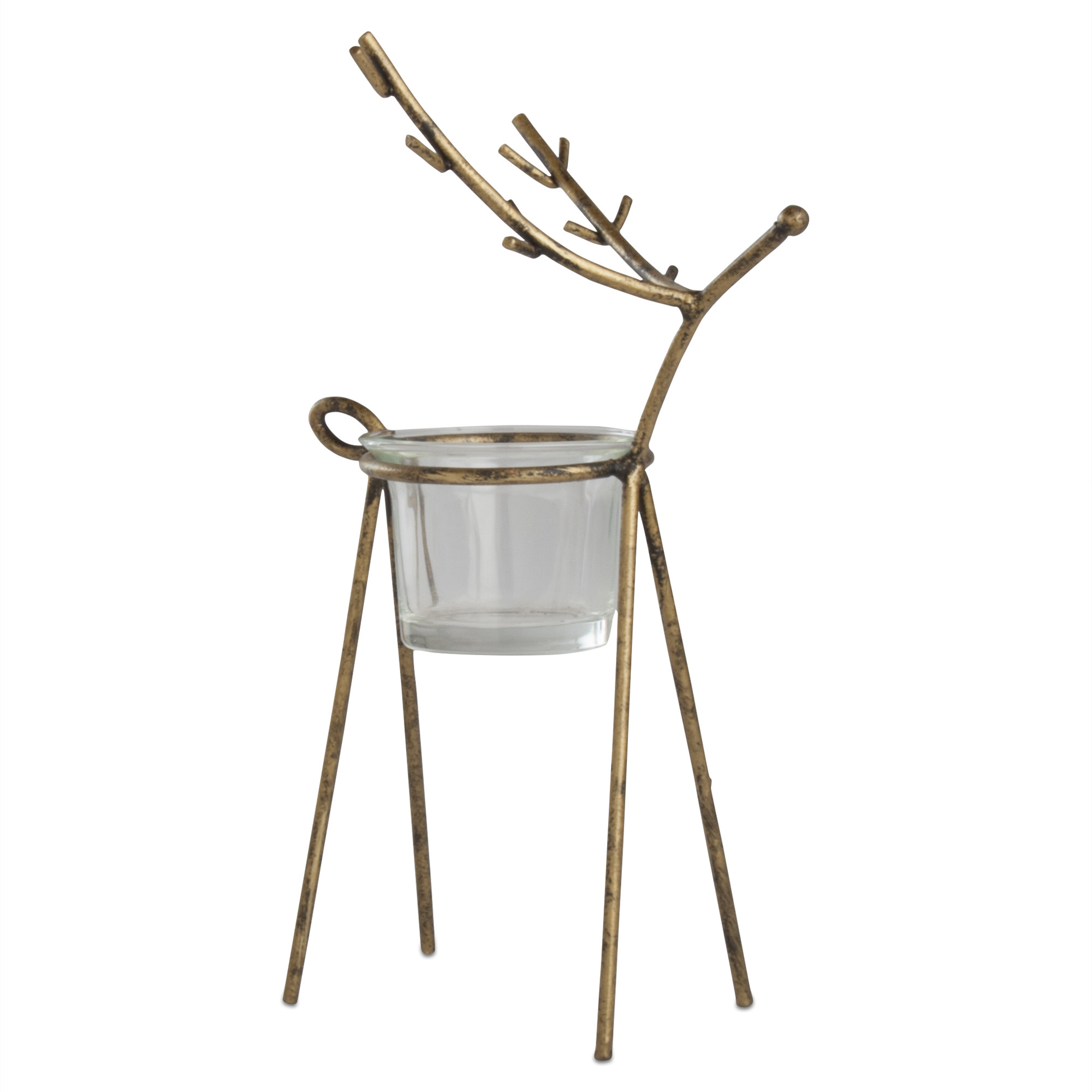 Tealight Holder - Reindeer, Small