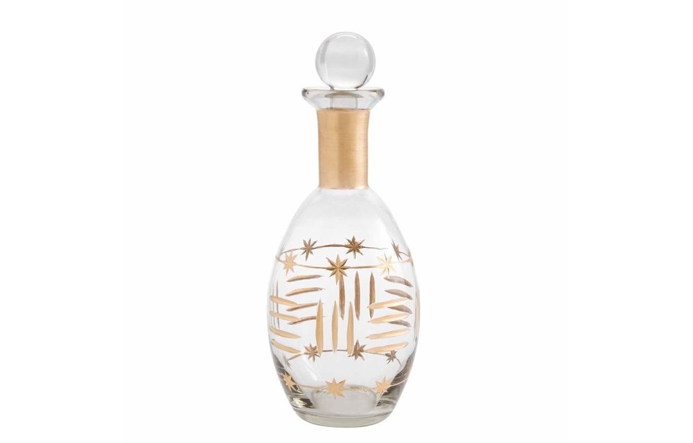 Decanter Etched Stars