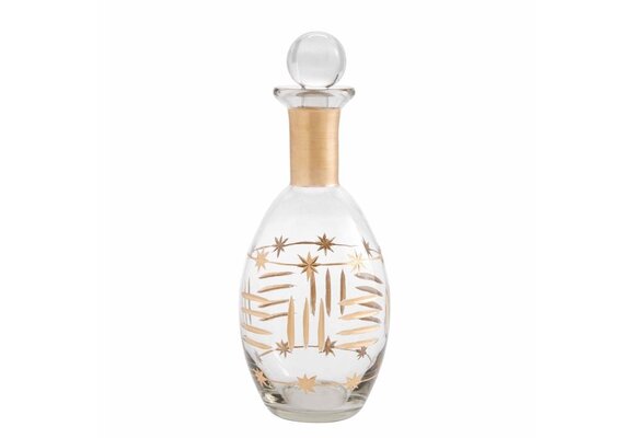 Decanter Etched Stars