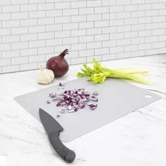 Flexible Cutting Mat (Set of 4) - Charcoal, - Oyster Gray, Pesto, - Cayenne