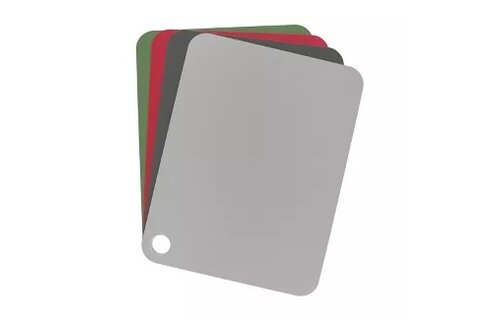 Flexible Cutting Mat (Set of 4) - Charcoal, - Oyster Gray, Pesto, - Cayenne