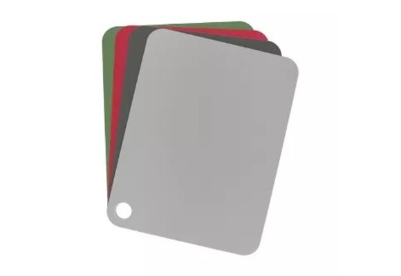 Flexible Cutting Mat (Set of 4) - Charcoal, - Oyster Gray, Pesto, - Cayenne