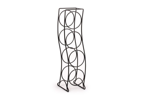 Curve 4-Bottle Wine Rack - Black