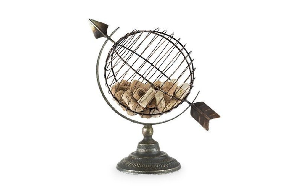 Cork Holder Decor Globe