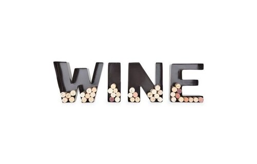 Cork Holder Decor Word Wine