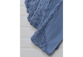 Napkin Crochet Periwinkle
