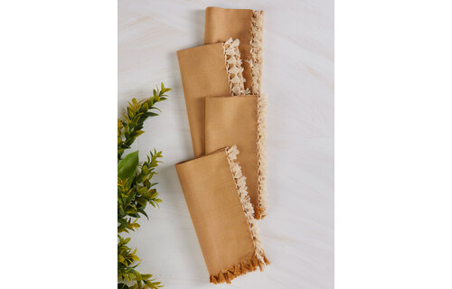 Napkin Chambray Gold