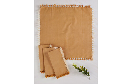 Napkin Chambray Gold