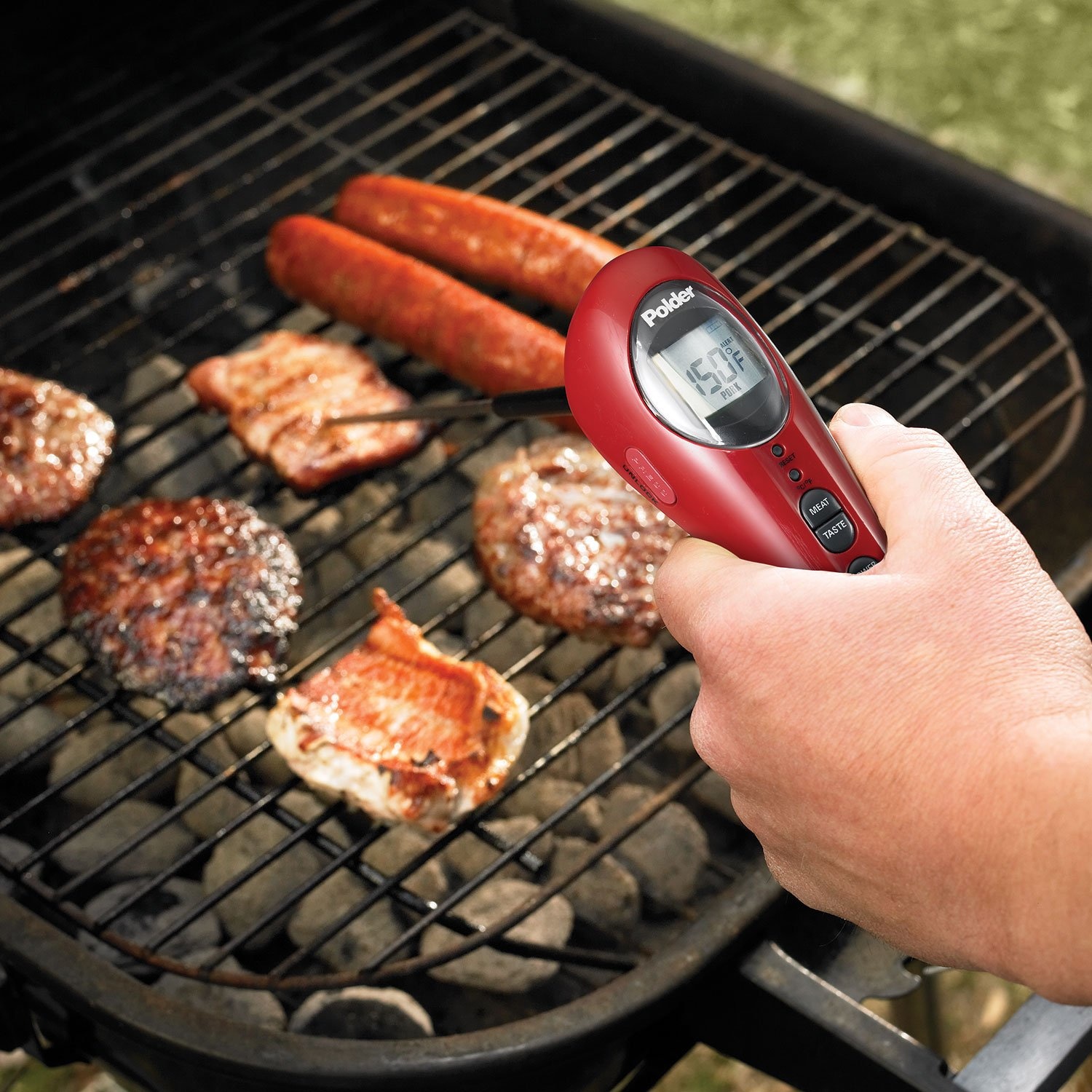 Thermometer Safe BBQ w/ Light