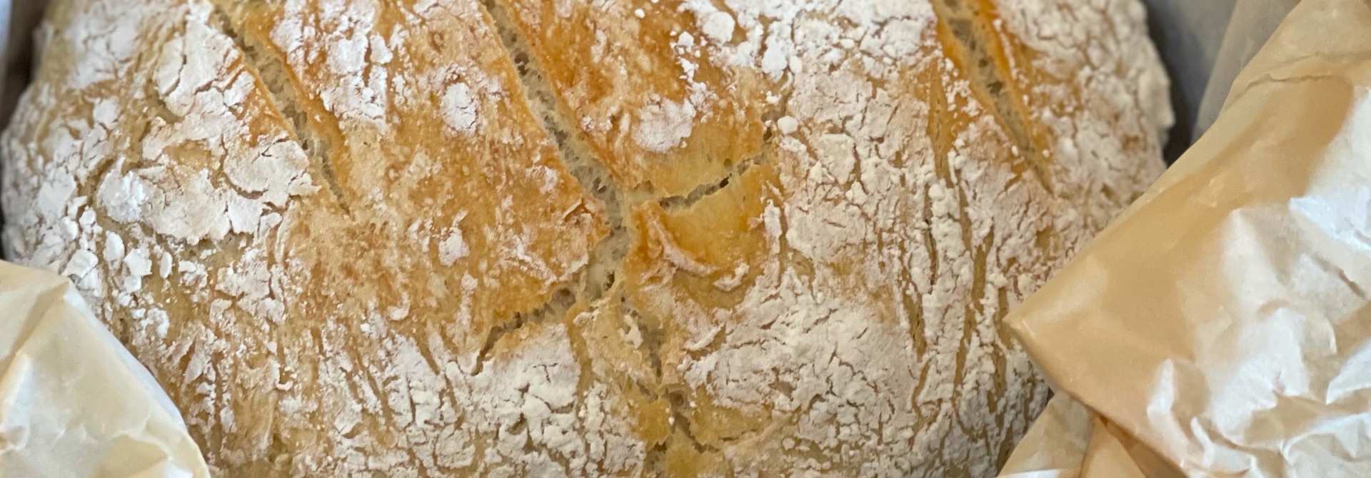 Dutch oven no-knead bread