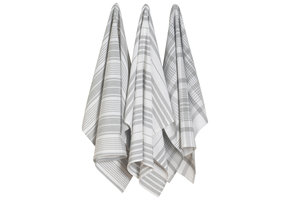 Dishtowel Jumbo S/3 London Gray