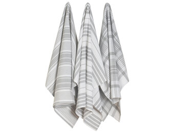 Dishtowel Jumbo S/3 London Gray