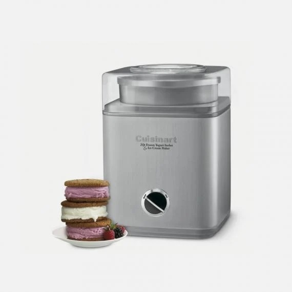 Ice Cream Maker - Pure Indulgence 2QT Frozen Yogurt, Sorbet + Ice Cream Maker