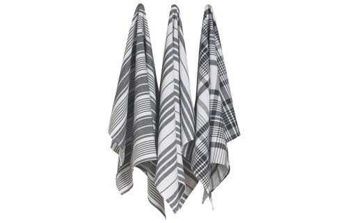 Dishtowel Jumbo S/3 Black