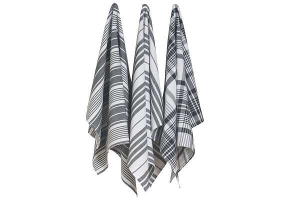 Dishtowel Jumbo S/3 Black