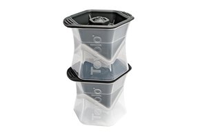 Colossal Cube Ice Molds (Set of 2) - Charcoal