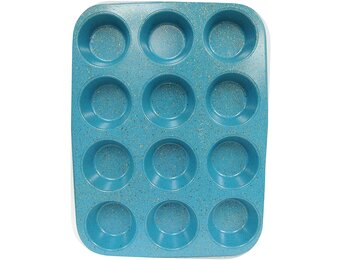 Muffin Pan 12C Blue Granite