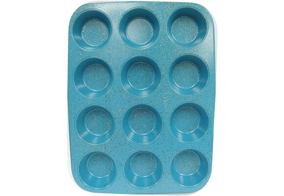 Muffin Pan 12C Blue Granite