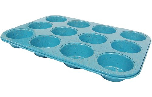 Muffin Pan 12C Blue Granite