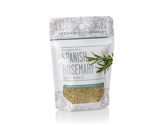 Spanish Rosemary Fusion Sea Salt 4oz Zip Pouch