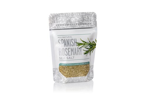 Spanish Rosemary Fusion Sea Salt 4oz Zip Pouch