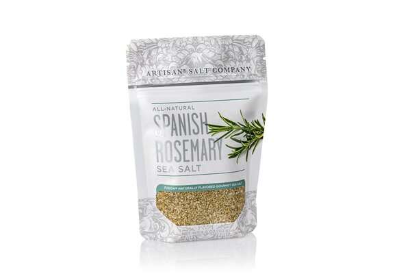 Spanish Rosemary Fusion Sea Salt 4oz Zip Pouch
