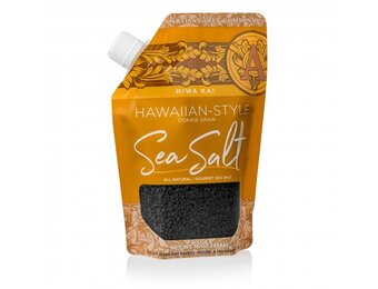 Hiwa Kai Black Hawaiian Style Sea Salt 16oz Pour Pouch