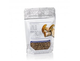 Wild Porcini Mushroom Fusion Sea Salt 4oz Zip Pouch