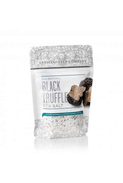 Black Truffle Fusion Sea Salt 3.5oz Zip Pouch