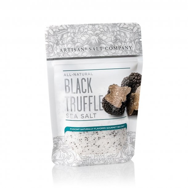 Black Truffle Fusion Sea Salt 3.5oz Zip Pouch-1