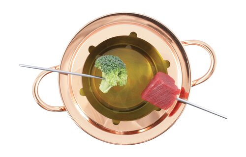 Biel 11PC Copper Fondue Set